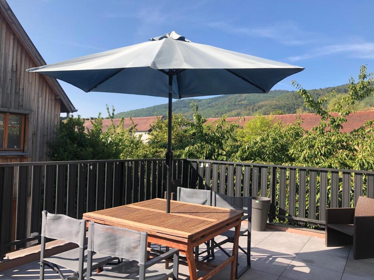 Appartement 2 Chambres Au Coeur Du Vignoble Avec Terrasse Ρικβίρ Εξωτερικό φωτογραφία